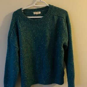 My Story Teal Crew Neck Sweater